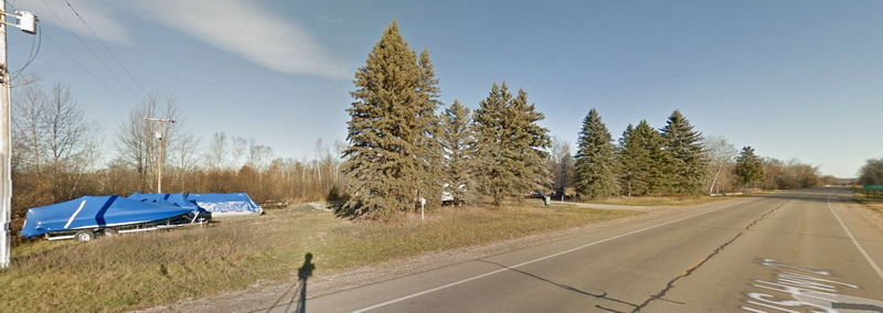 Castle One Stop Motel - 2016 Street View - Demolished (newer photo)